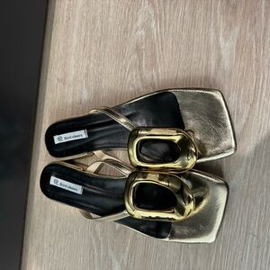 Brand new Gold Sandals
